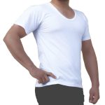 زیرپوش نیم آستین سفید